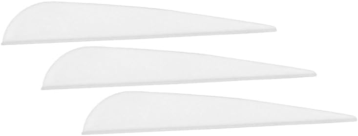 TY Archery 4 Inch Archery Fletches Plastic TPU Fletching Vanes Feathers Vane DIY for Archery Arrows Carbon Arrow Hunting Target Shooting - Pack of 50 - Image 2